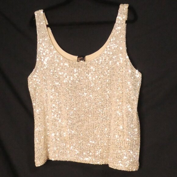 Reitmans Tops - REITMANS - Rock & Shine | XXL regular | Lined Shimmering Sequined Sleeveless Top
